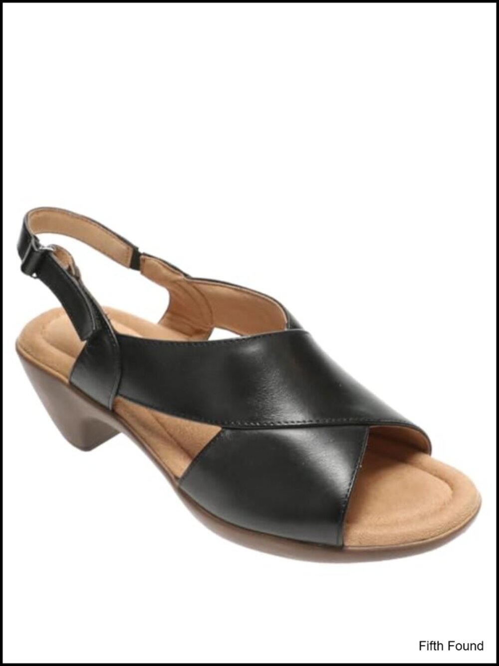 Leather Wedge Sandals with Arch Support